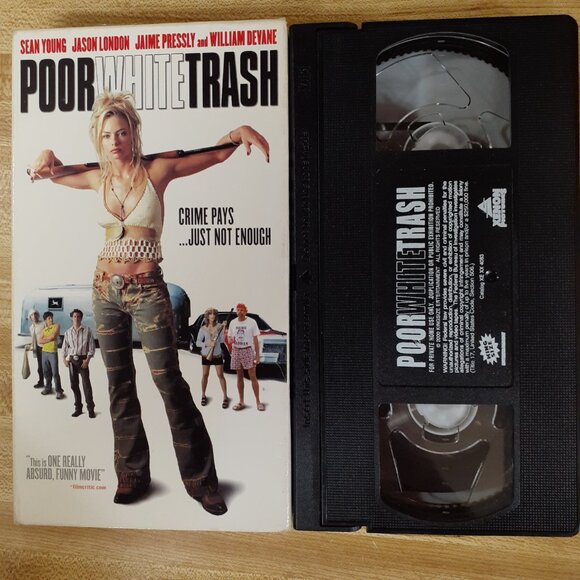 Poor White Trash VHS 2001 Jaime Pressly Sean Young Cult Film Xenon Pictures - Picture 6 of 7